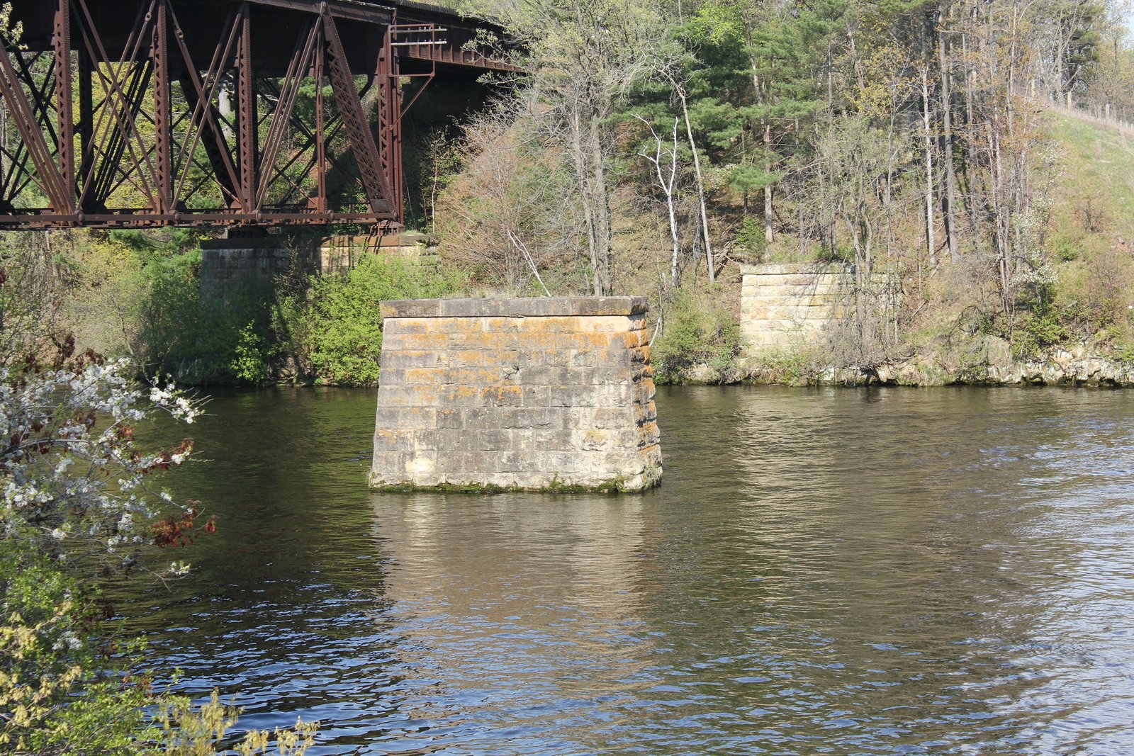 Piers from second bridge